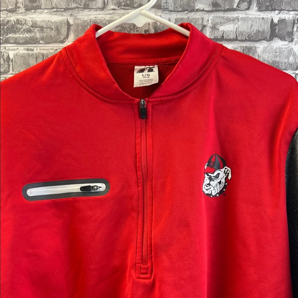 Men's Georgia Bulldogs‎ quarter zip shirt